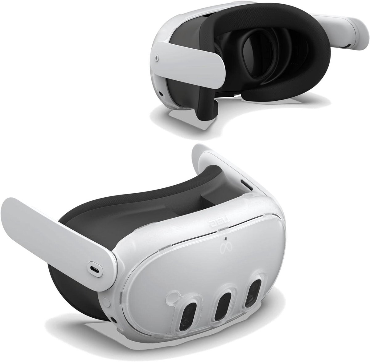 Meta Quest 3 Case - VR Headset Cover - VR Gaming Bescherming - Militaire Valbescherming