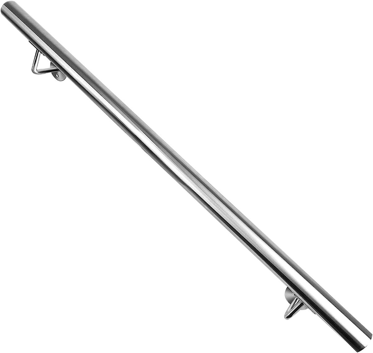 Roestvrijstalen Leuning - Wandleuning Balustrade - Veilig Traplopen - Hoog Draagvermogen - 150 cm - Zilver