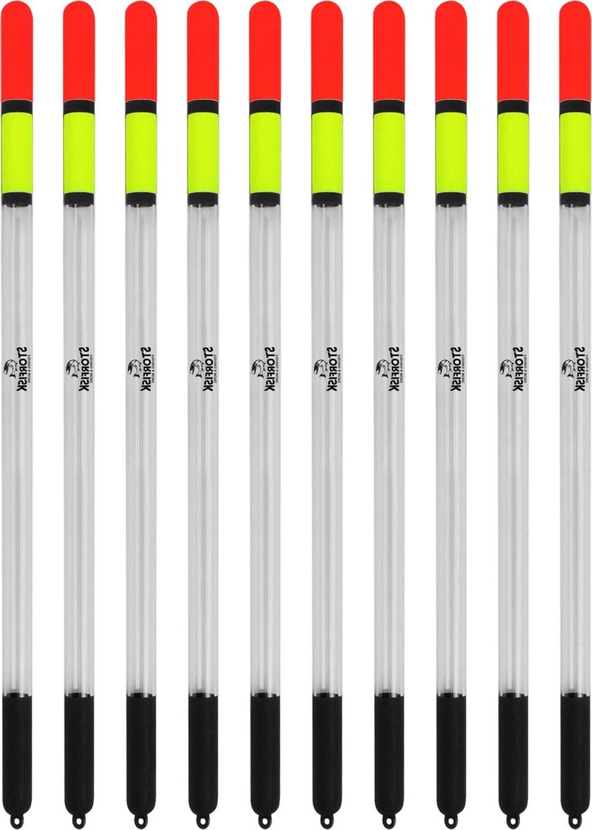 Transparante Dobbers - Foreldobbers Visgerei - Succesvol Vissen - Goed Zichtbare Punt - 3 gram 10 stuks - Transparant