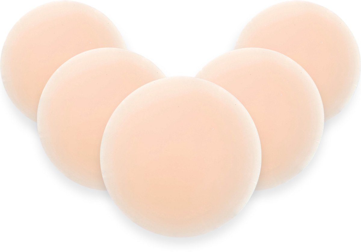 Ecorare - Herbruikbare Nipple covers - 10 stuks - Zacht, ademend & huidvriendelijk - Hoge kwaliteit siliconen tepelplakkers