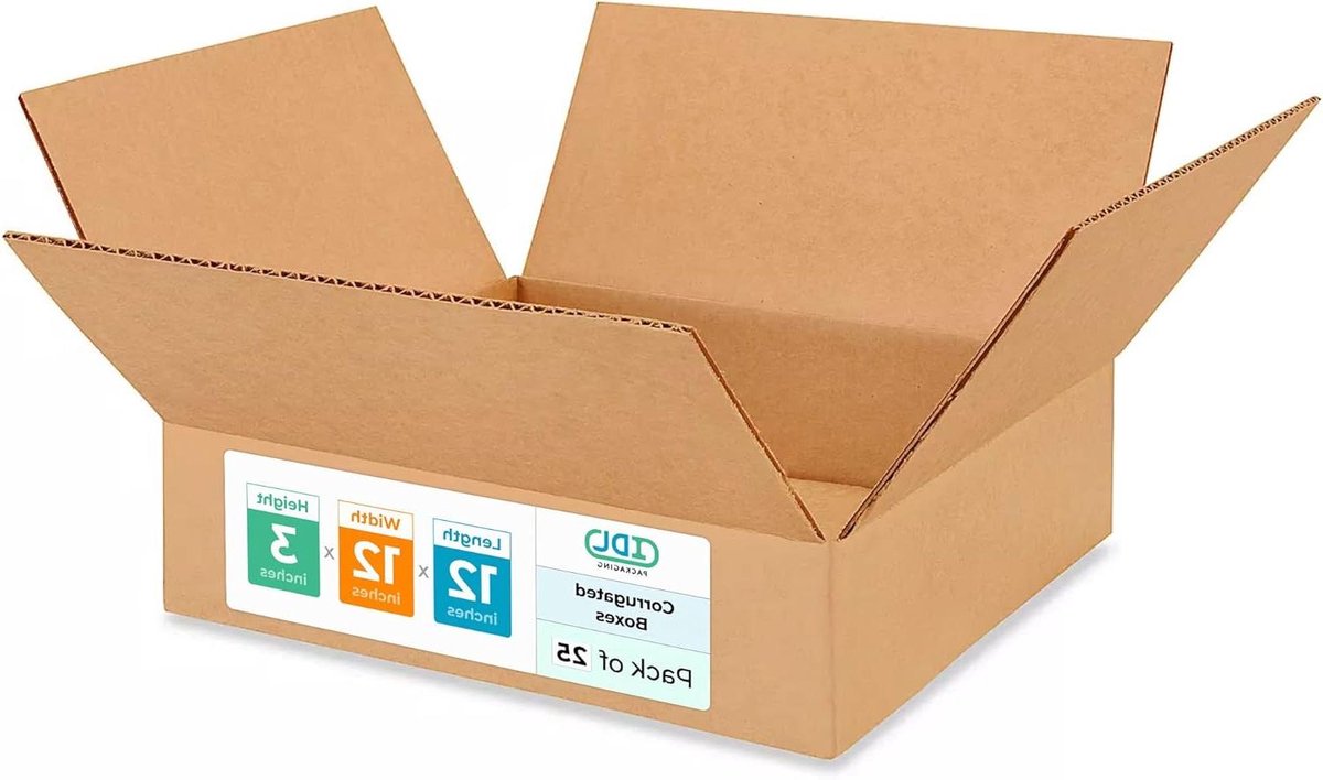 Kartonnen Verhuisdozen - Verzenddozen Opslagdozen - Verhuizen Verzenden Opslaan - Gemaakt in de VS - 30x30x7.5 cm - Bruin