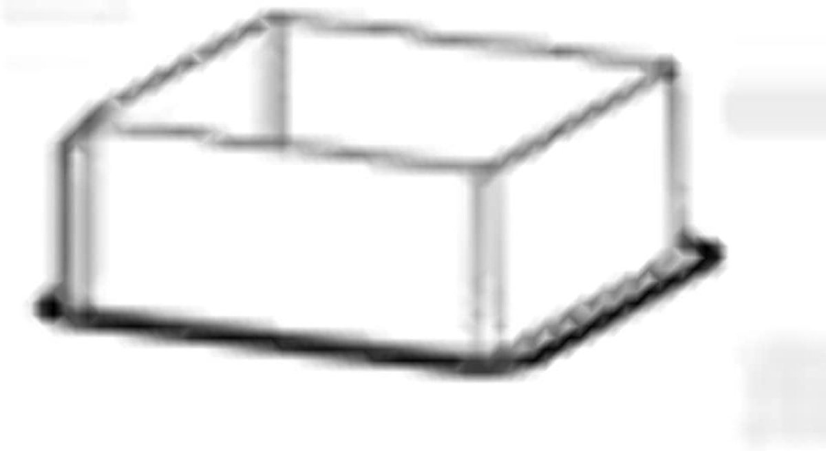 Dakventilatie Cover Ring - Ventilatie Ring Camper - Ventilatie Afdekken - Dubbele Hefarmen - 4064 cm Diameter - Wit