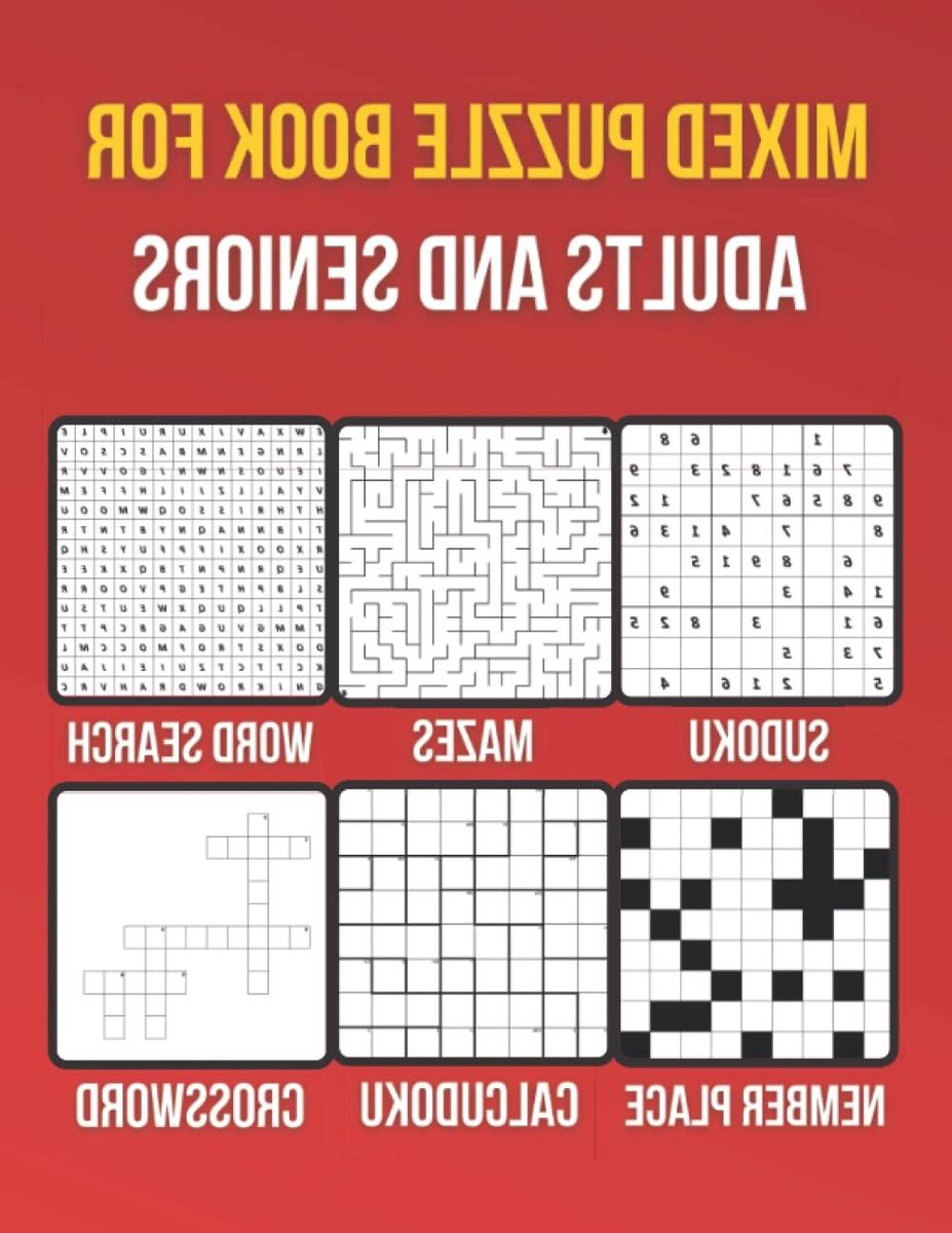 Puzzelboek Volwassenen - Puzzel Verzameling - Ontspannende Tijd - 90+ Puzzels - 21.59 x 27.94 cm - Niet gespecificeerd