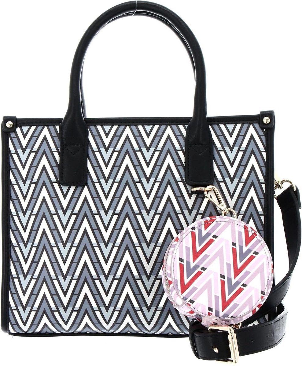 Dames Handtas - Schoudertas Hobo - Dagelijks Gebruik - Praktische Indeling - 26 cm Breed - Zwart