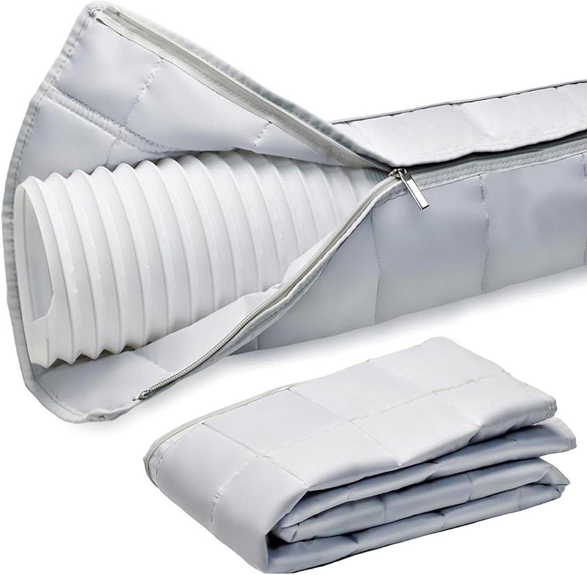 Afvoerslang Isolatie - Slangafdekking Airco - Energie Besparen - Speciale Aanpassing - 127 Cm Tot 15 Cm - Zwart
