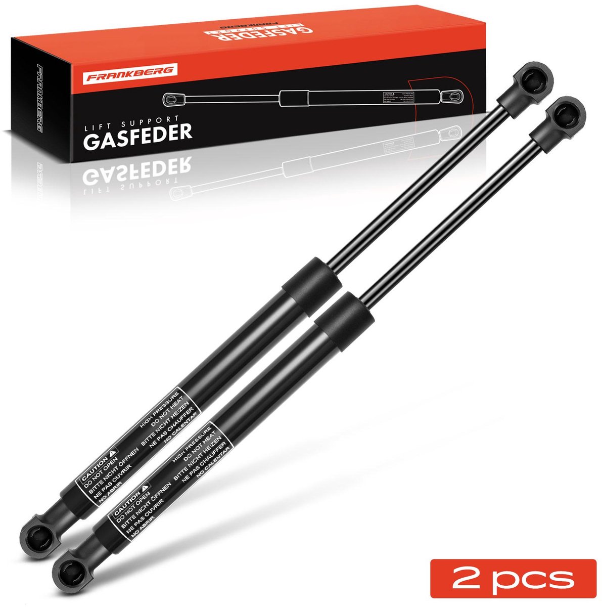 Frankberg 2x gasveer demper achterklep voor Fiat Marea Weekend