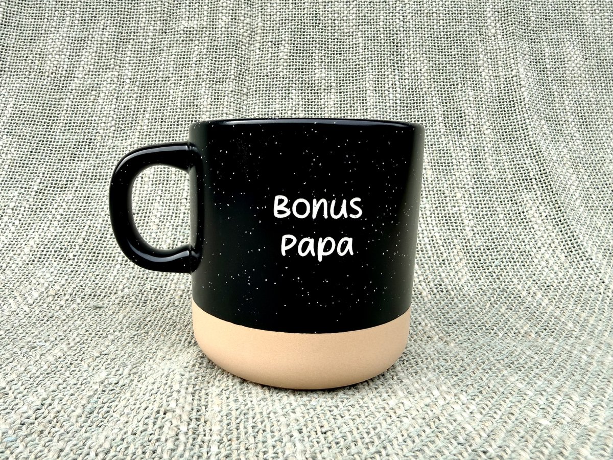 Bonus papa - Mok - Plus papa - Vaderdag cadeau met tekst - Cadeau voor papa - Verjaardag - Vaderdag Cadeau - Vaderdag cadeautjes - Vaderdag kados - Vaderdag geschenk - Vaderdag cadeaupakket - Koffiemok - Mokken set - Mokken - Koffiebeker