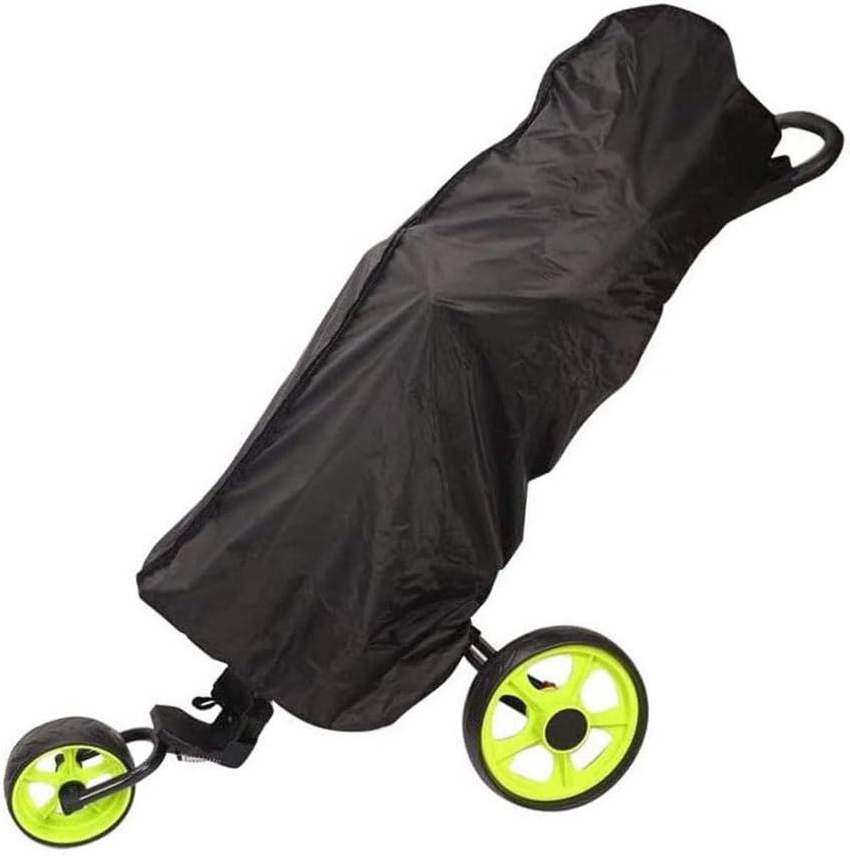 Golftas Regenhoes - Trolley Regenhoes Waterdicht - Golftas Beschermen - UV Bescherming - 30 x 62 x 130 cm - Zwart