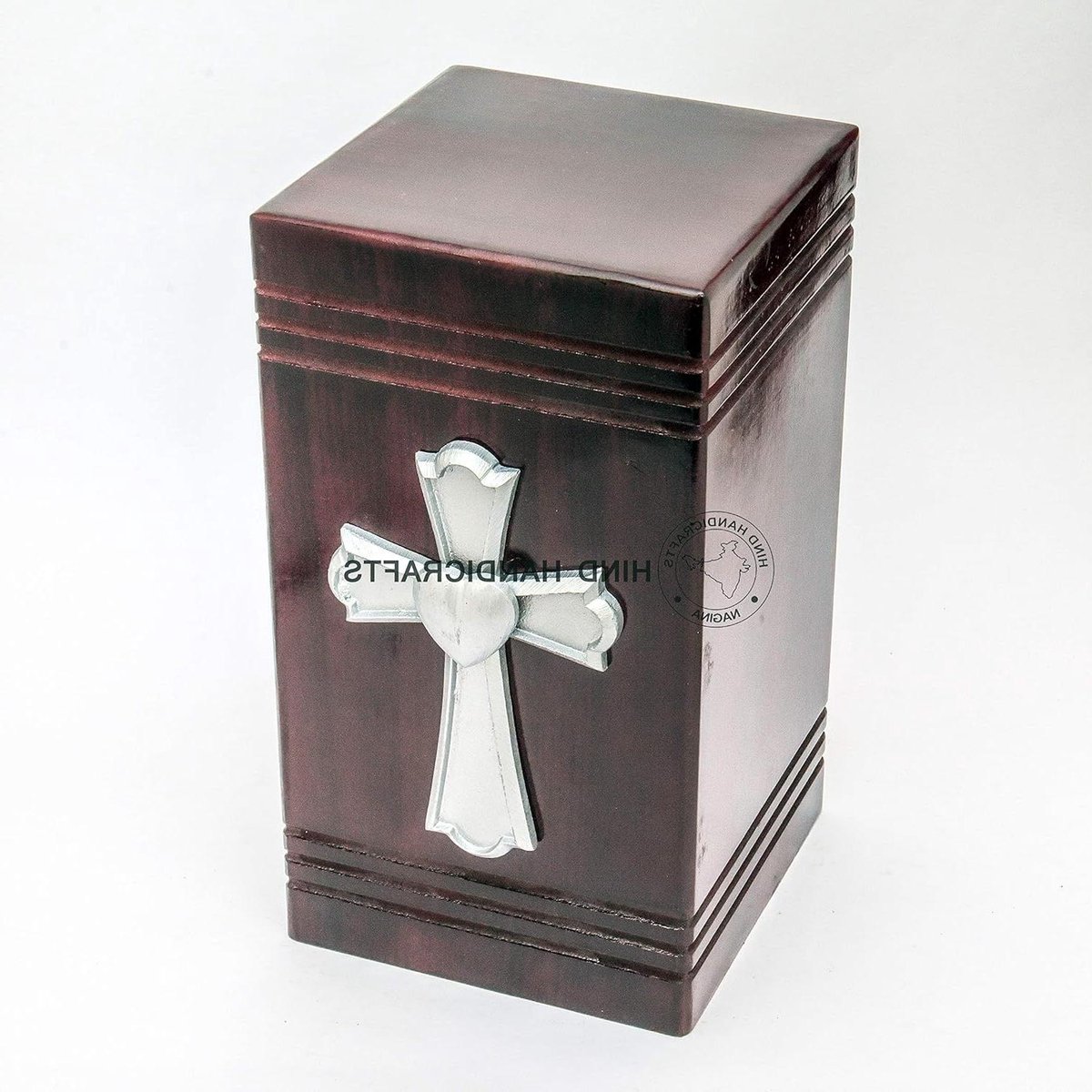 Houten Urn - Crematie Urn As - As Bewaren - Handgemaakt Hout - 250 Kubieke Inch - Niet gespecificeerd