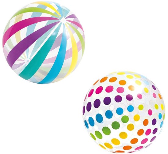 Set Van 3 Opblaasbare Waterballen – 28 Cm, Stevig PVC, Drijvend En Waterdicht, Ideaal Voor Strand En Zwembad