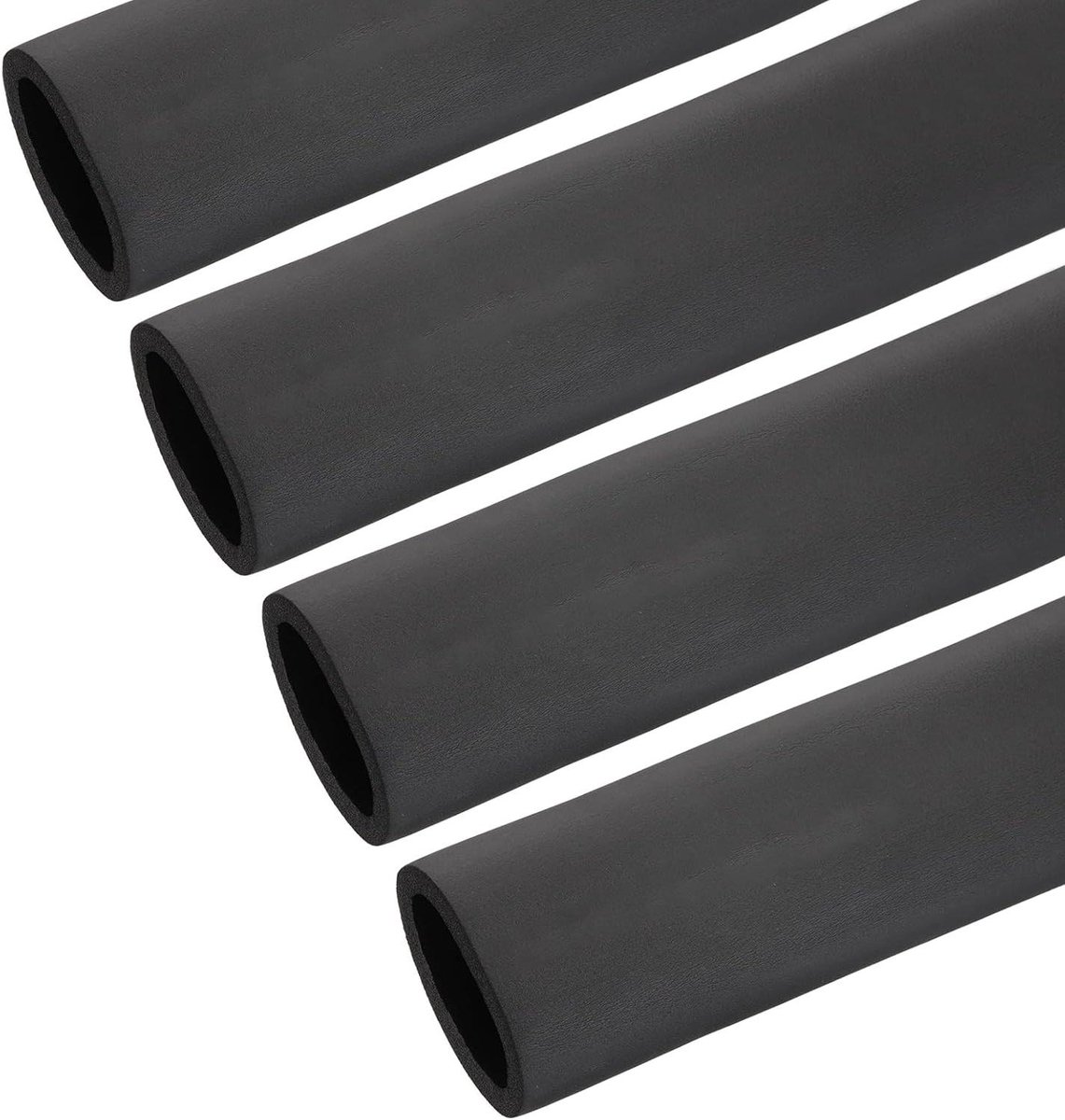 Schuimrubber Buisisolatie - Isolatiebuis Flexibel - Leidingen Isoleren - Gesloten Celstructuur - 4 stuks 1.8m - Zwart