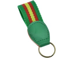 Llavero Bandera España - Sleutelhanger Spaanse Vlag - Auto Sleutels - Verstelbaar en Duurzaam - 13 cm - Blauw