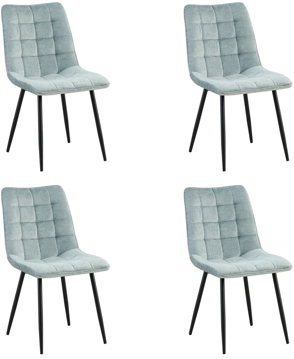 Benoa Eetkamerstoel Lucille Perfect Harmony Lichtblauw - eetkamerstoelen set van 4