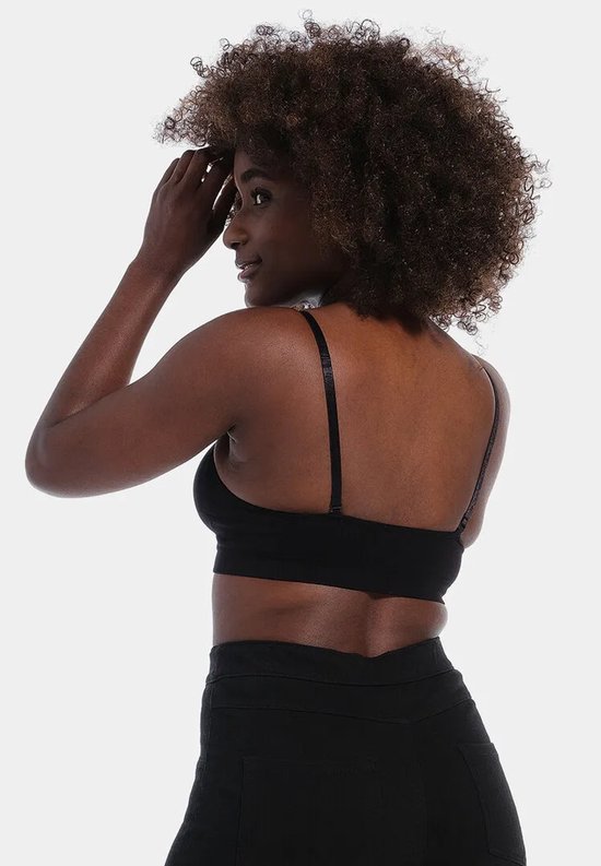 MAGIC Bodyfashion Bamboo Comfort Bra with Spaghetti Straps Cream Vrouwen - Maat M