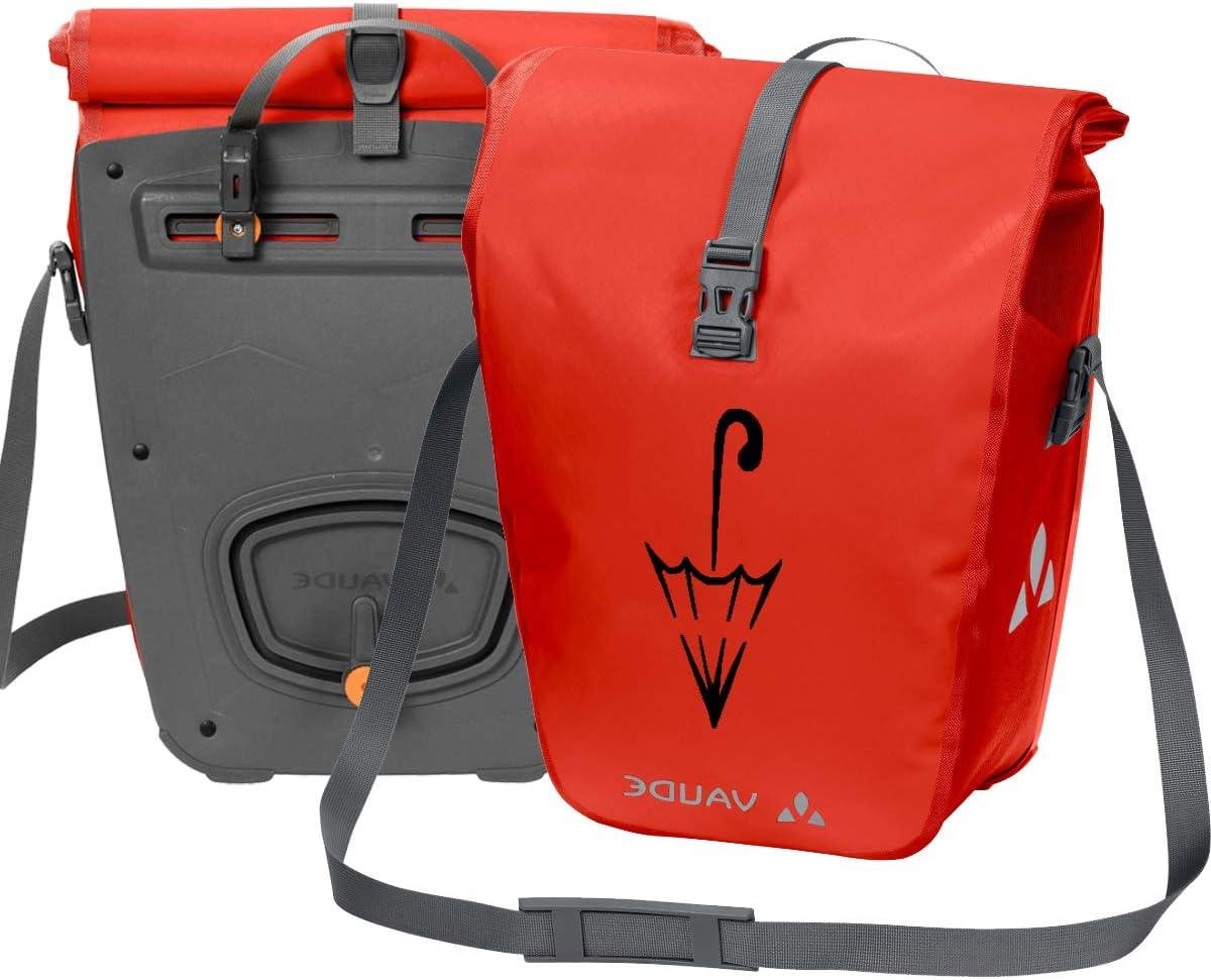 Fietstassen Achterwiel - Bagagedragertassen Waterdicht - Grote Reizen - QMR 2.0 Bevestigingssysteem - 48 Liter - Lava