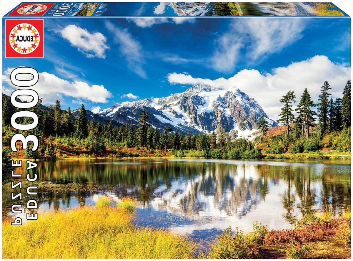 Legpuzzel Natuurlandschap - Grote Puzzel - Ontspannen Puzzelen - Milieuvriendelijk Karton - 120 x 85 cm - Meerkleurig
