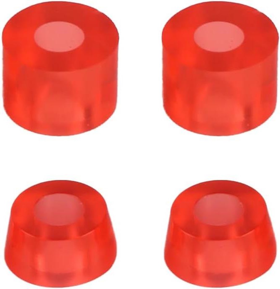 Skateboard Bussen Set Scooter Pakking Skateboarden Verbeteren PU Materiaal 24 x 16 mm Transparant