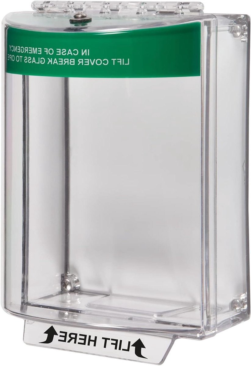 Universele Stopper Polycarbonaat Cover - Alarm Beschermkap - Onbedoelde Activering Voorkomen - UV-gestabiliseerde Behuizing