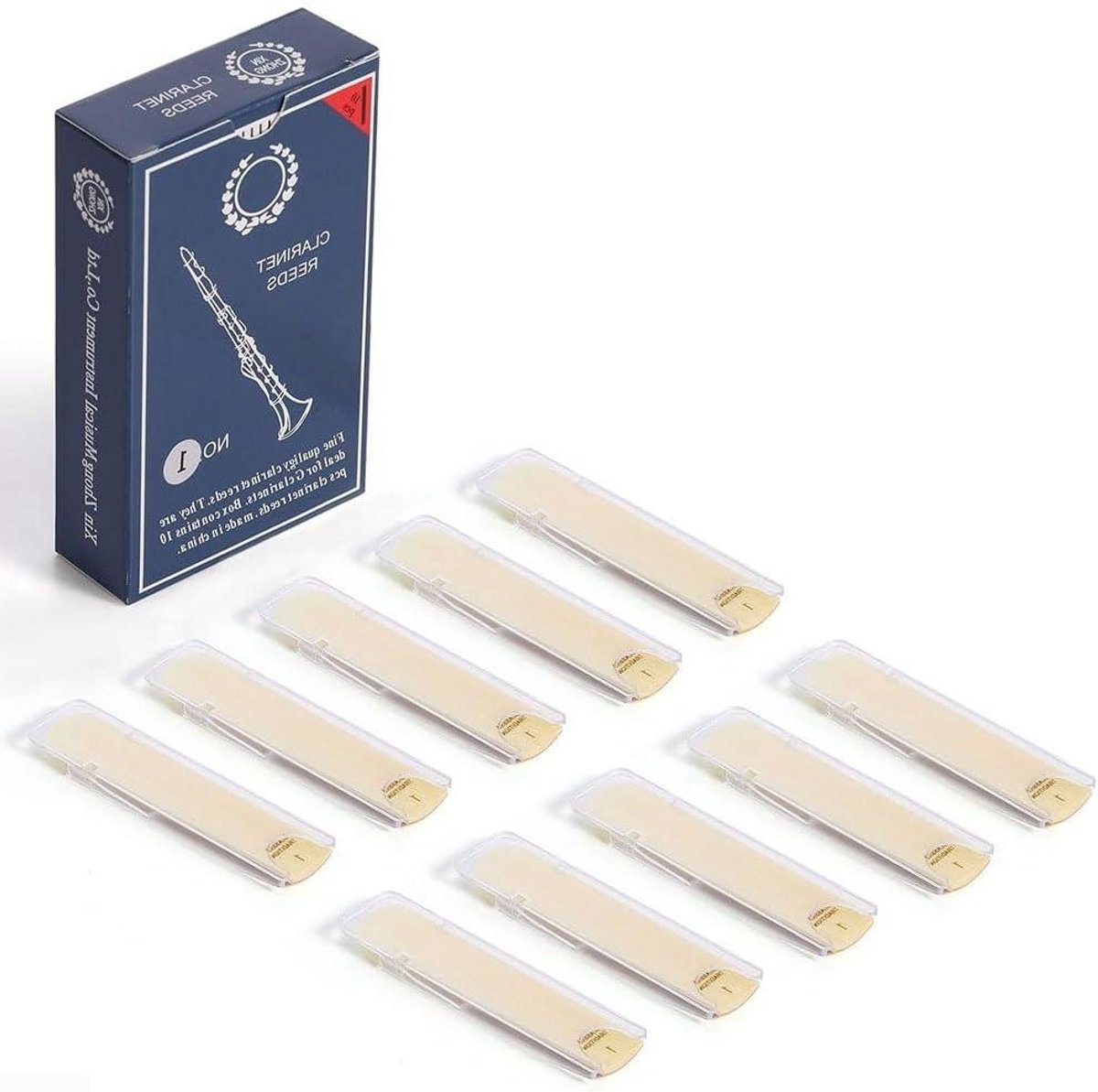 Klarinet Rietjes - Muziek Accessoires - Muziek Maken - 10 Stuks Set - 2.0 Hardheid - Natuurlijk