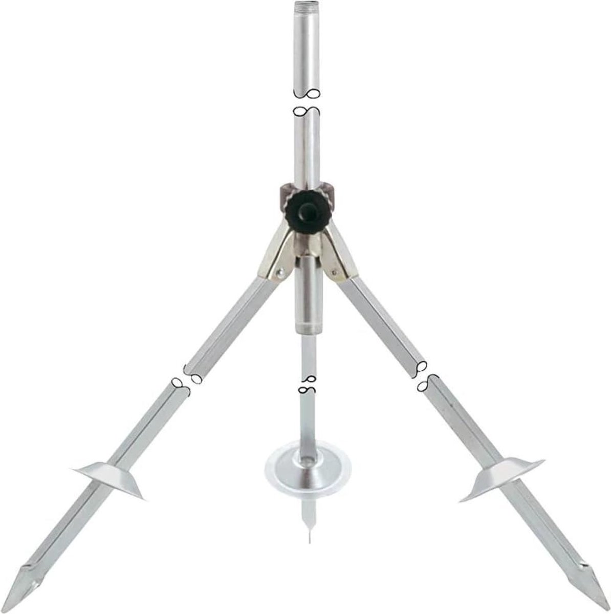 Driepoot Statief - Water Statief - Bewatering Tuin - Inklapbaar Ontwerp - 700-1070 mm - Zilver