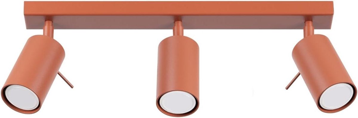 Plafondlamp - Armatuur Lamp - Binnenruimte Verlichten - Modern Design - 6x45x17cm - Okerrood
