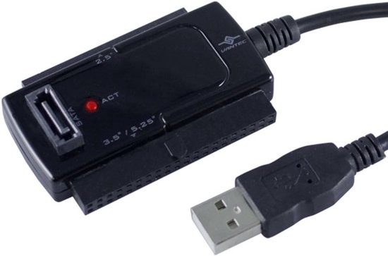 SATA IDE USB Adapter - Externe Harddisk Adapter - Data Overzetten - Ondersteunt 2.5 3.5 5.25 Inch - 1.5TB Capaciteit — afbeelding 3