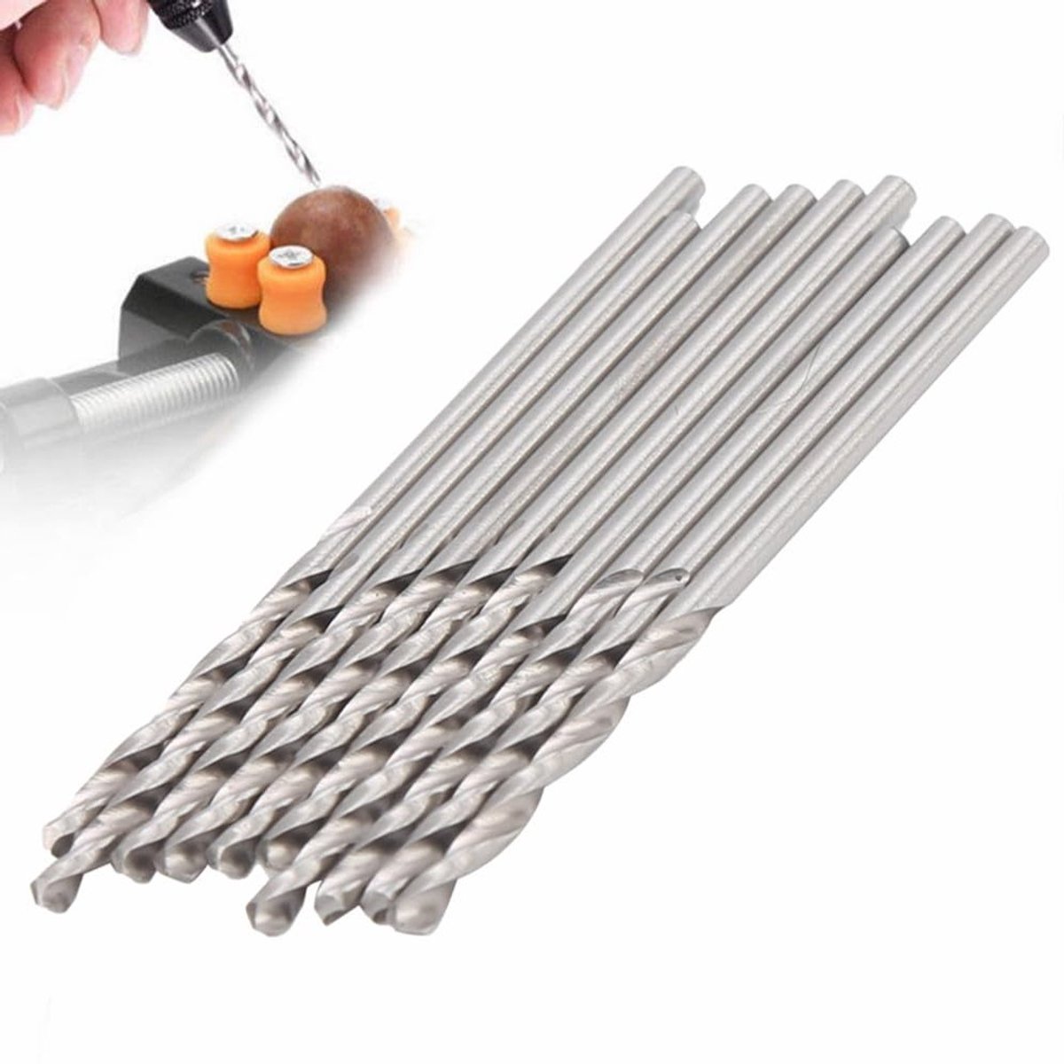 Set van 10 Stuks 1.75mm Boorbits voor Teelt en Tappen - Geschikt voor Houtbewerking, Metalen en Kunststoffen