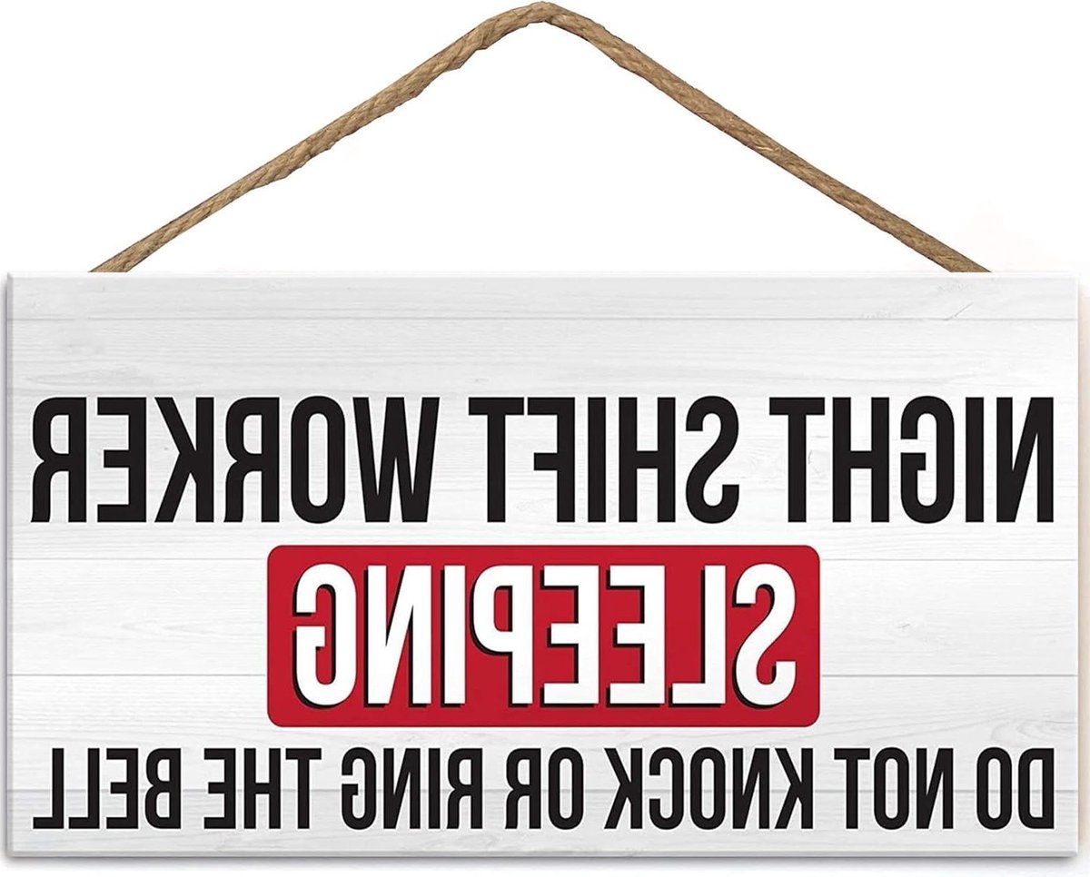 Houten Deurbord - Zwaai Plaquette - Niet Storen - Rustieke Stijl - 15 x 30 cm - Niet gespecificeerd