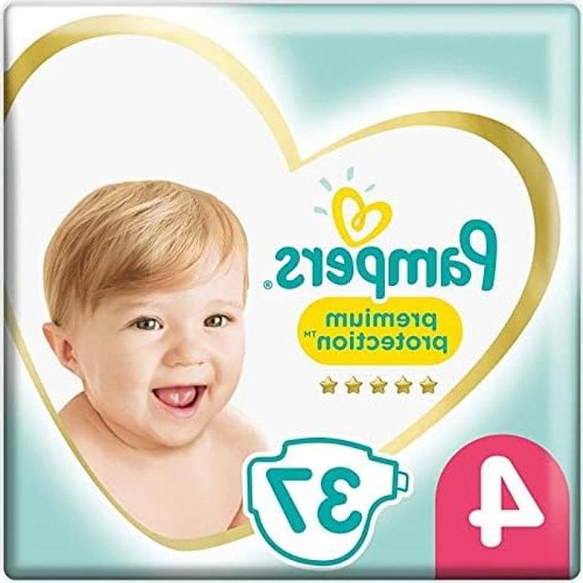Baby luiers - Kruipers slips - Droog en comfortabel - Ademend materiaal - Maat 4 37 stuks - Wit