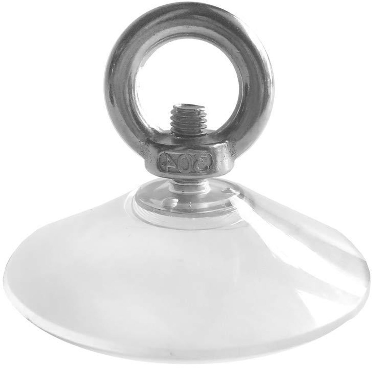 Zwarte Zuignap - Rubberen Hefcup - Materiaal Verplaatsen - Met Ring - 8.2cm Diameter - Zwart