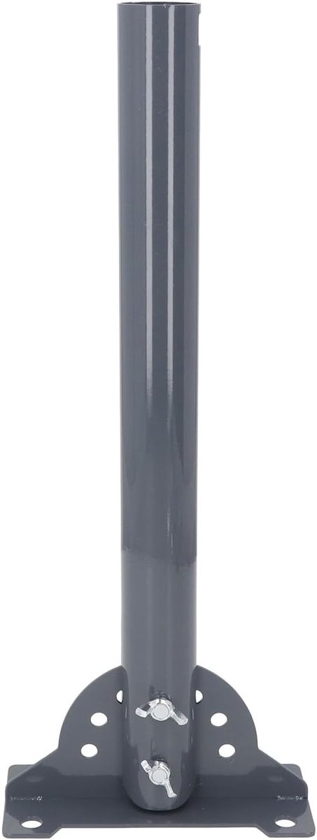 Verstelbare Antenne Steunpaal van 40 cm voor Buiten, RVS Dakmontage, Montagekit voor TV Antenne