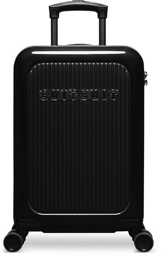 SUITSUIT Handbagage Koffer 55x35x20 cm - Koffer - Trolley Handbagage - TSA Slot - Reiskoffer - 27L - Caretta - Shadow Black