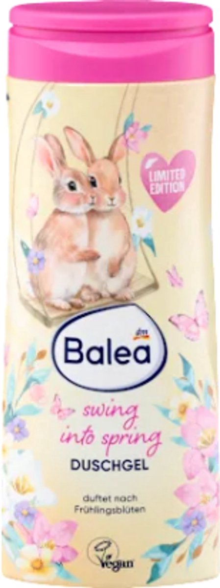 Swing into Spring Balea Douchegel | 1x 300 ml - Lentebloesem | Een vleugje Lente - Spring Limited Edition