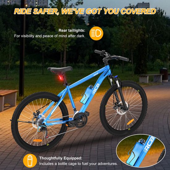 RCB 26 inch Fiets voor Tieners - 21 Versnellingen - Licht Aluminium Frame van RCB — afbeelding 5