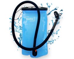 Timto Hydro 1.5L Waterzak met Slang – Drinkzak Drinksysteem Rugzak - BPA Vrij - Lekvrij - Camelbak - Hydratatie voor Hardlopen, Wandelen, Fietsen, Festival, Kamperen & Outdoor - Drinkrugzak – Universeel Drinkreservoir - Geurloos - Smaakloos - Camping