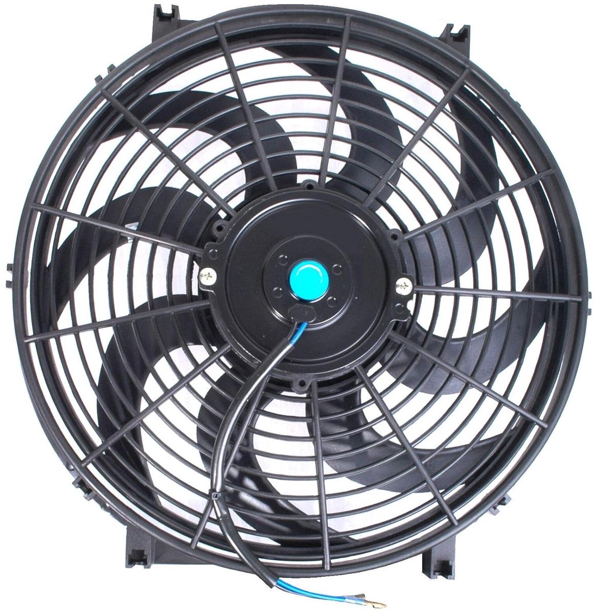 Universele Ventilator - Koeler Fan - Auto Koelen - Ultradun Ontwerp - 30 x 33 cm - Zwart