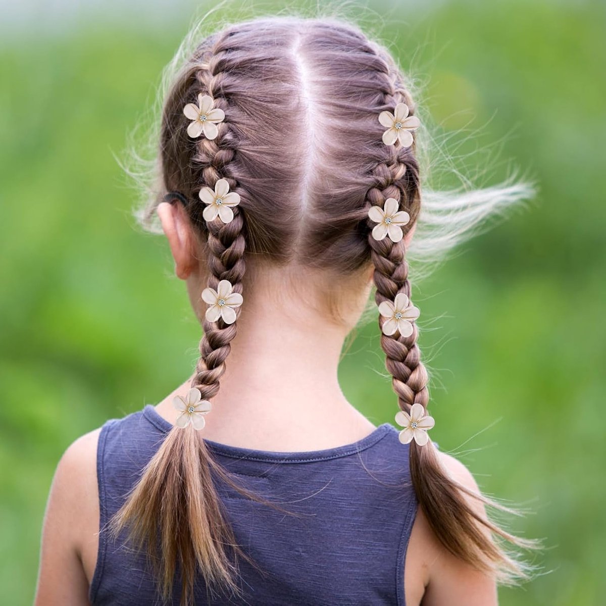 Mini Haarspeldjes met Bloemenpatroon, Kleine Kristal Rhinestone Haarclips voor Dames en Meisjes - 16 Stuks, Perfect voor Bruiloften en Feestjes