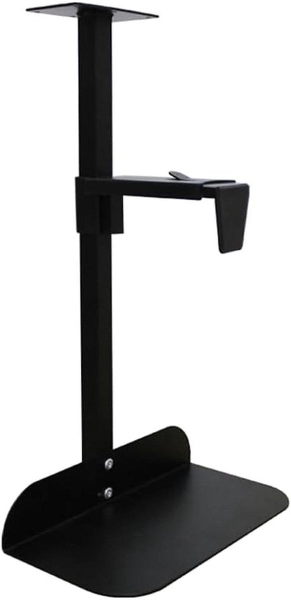 Onder Bureau PC Houder - Computer Toren Mount - Bureau Organisatie - 360 Graden Draaibaar - 10-475cm Hoog - Wit/Zwart