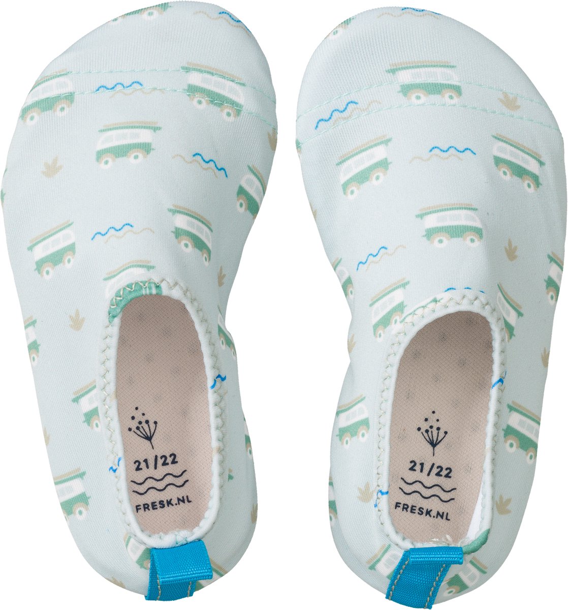 Fresk Zwemschoenen 29/30 -UV 50-bescherming – Antislip Strandschoenen – Quick Dry – Waterschoenen voor Kinderen – Elastische Pasvorm Jongens - Groen - Surf Boy