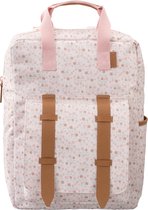 Fresk Grote Rugzak voor kinderen 5-7 jaar - 9,3 L - Schooltas Kind Meisjes - Verstelbare Schouderbanden - Waterafstotende Rugtas - Roze - Garden Flowers