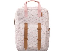 Fresk Grote Rugzak voor kinderen 5-7 jaar - 9,3 L - Schooltas Kind Meisjes - Verstelbare Schouderbanden - Waterafstotende Rugtas - Roze - Garden Flowers