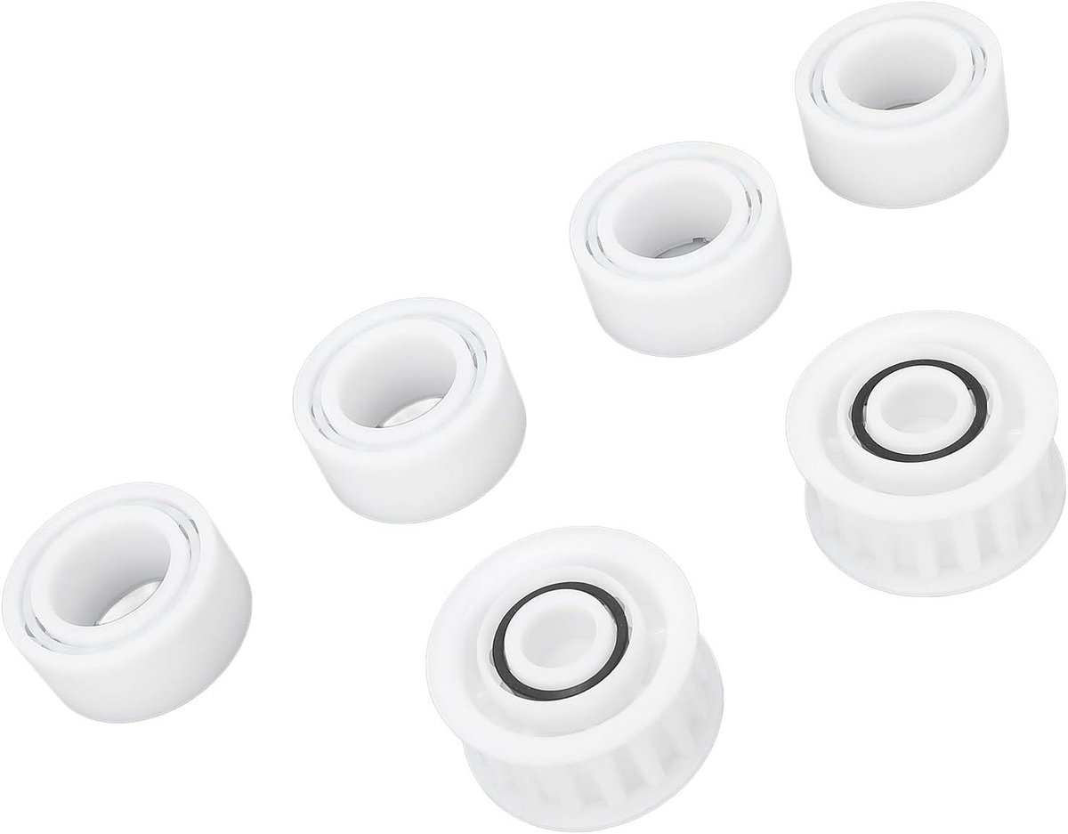 Vervangende Onderdelen voor Automatische Robot Zwembadreiniger, 4 Stuks Gidswielen en 2 Stuks Katrolset, Accessoires voor Zwembadreinigers en Robotstofzuigers