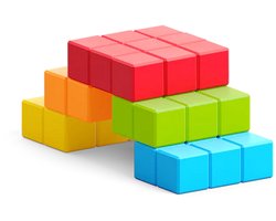 Pixio | Magnetische Blokken Story Series Rainbow 63 Stuks