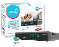 Satelliet TV-ontvanger - HD Decoder - Kanalen Ontvangen - Inclusief Fransat kaart - 170 x 36 x 120 mm - Zwart