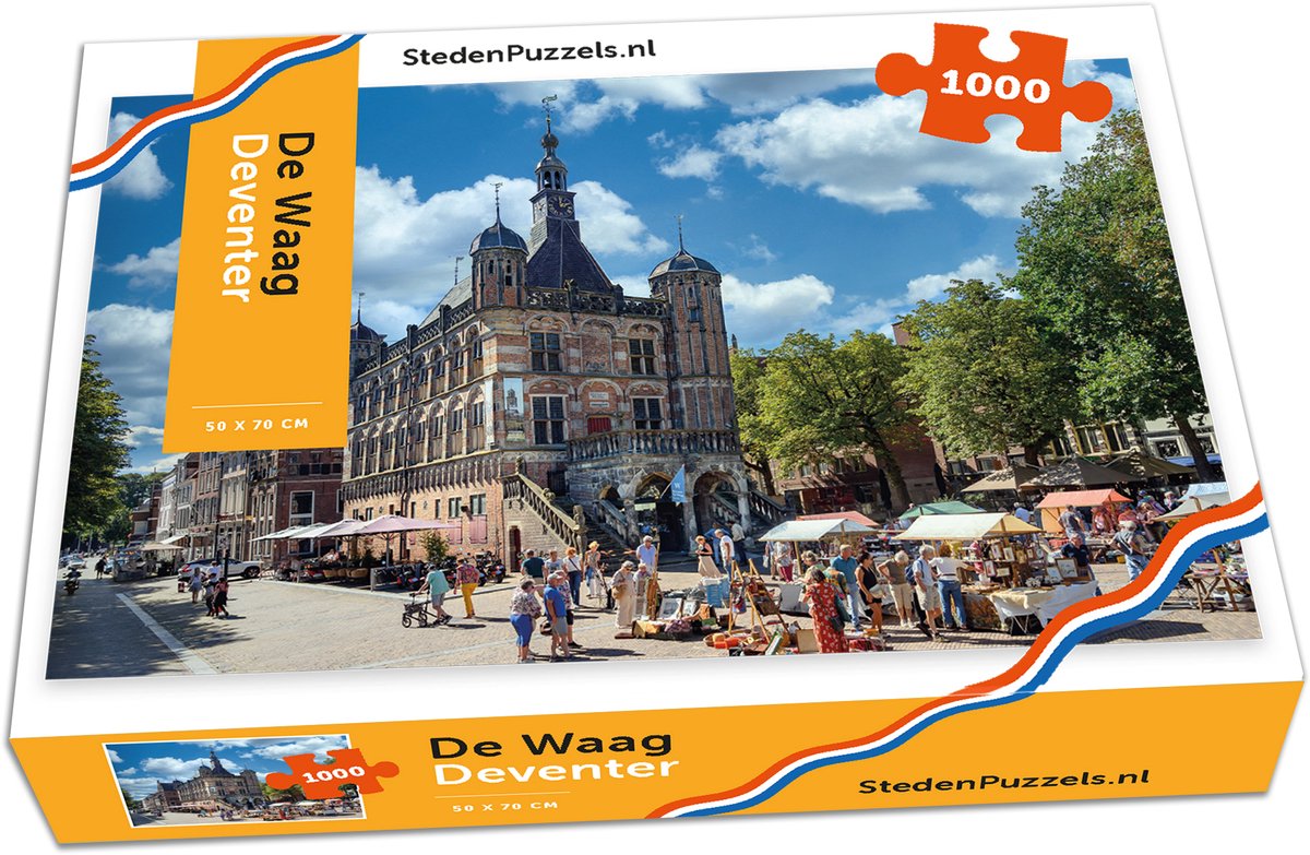Stedenpuzzels - De Waag Deventer - 1000 stukjes