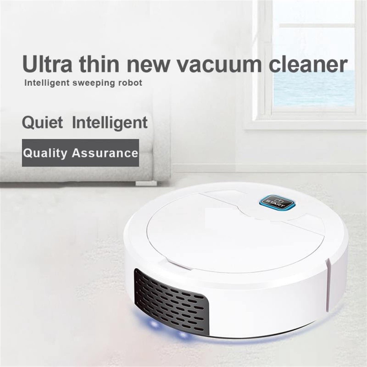 THEROB Smart robot stofzuiger met UV licht. (wit)