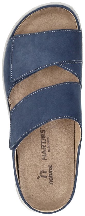 Hartjes 122.1221/20 - Volwassenen Dames slippers - Kleur: Blauw - Maat: 43