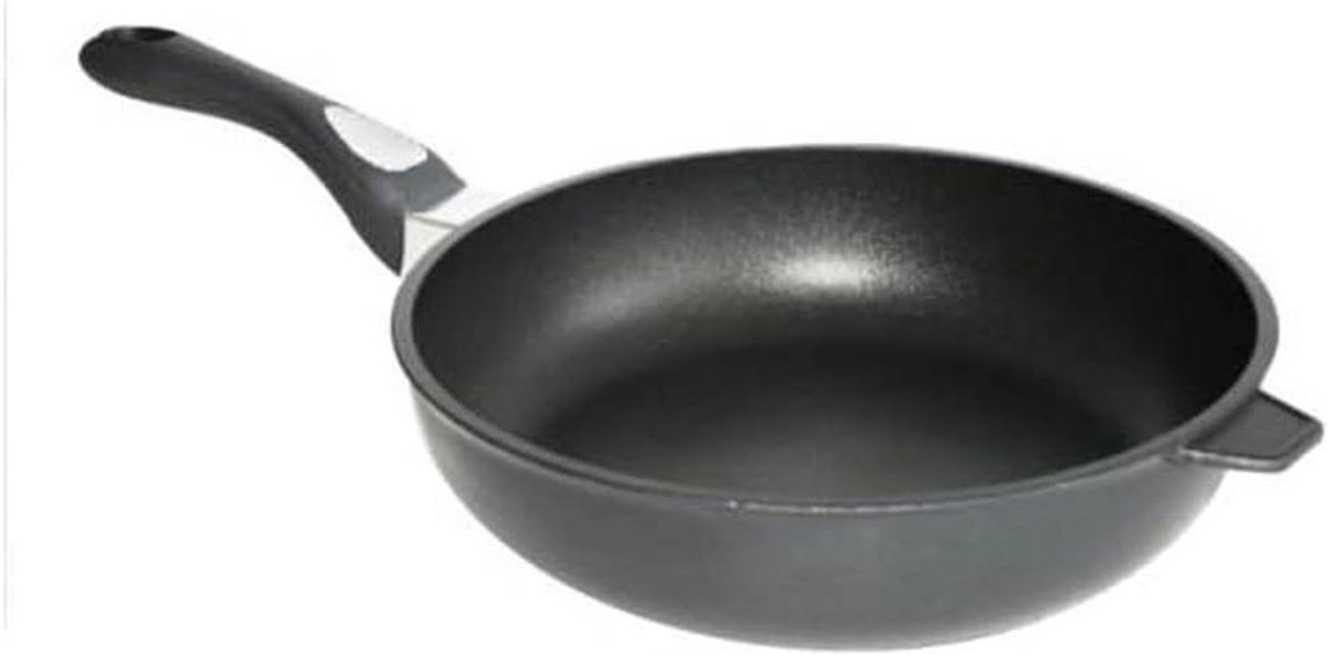 Koekenpan - Sauté pan - Dagelijks koken - Antiaanbaklaag - 28 cm - Zwart