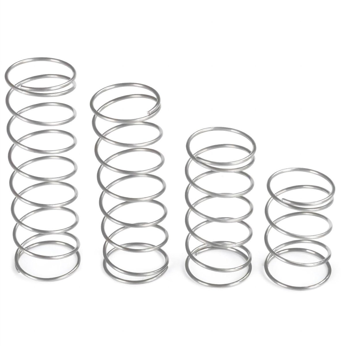 Roestvrijstalen Compressieveren - Metalen Spiraalveren - Apparaten Repareren - Corrosiebestendig Materiaal - 1.2x9x25 mm - Zilverkleurig