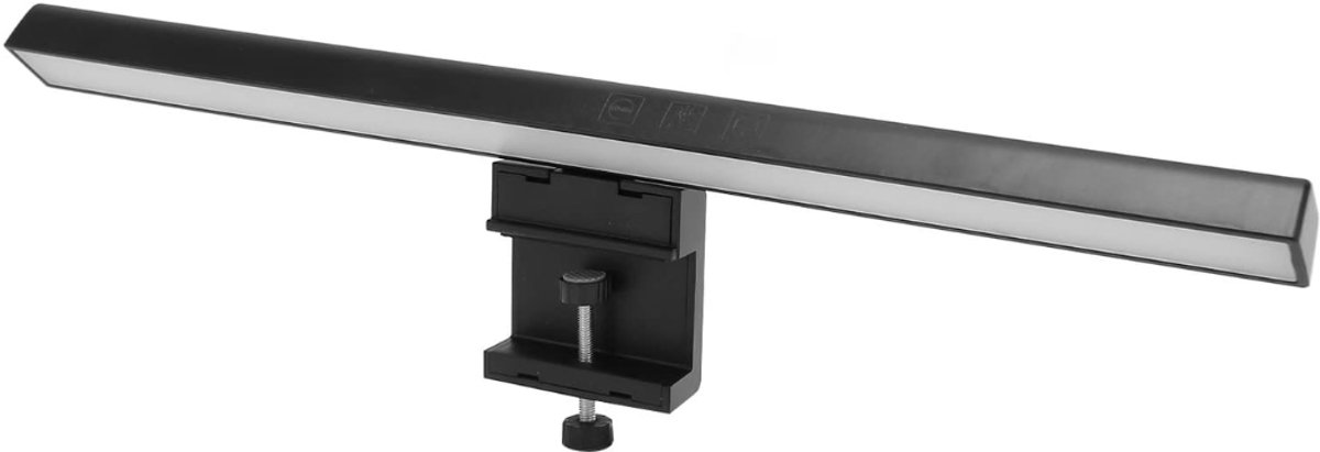 HEZIVO® Monitor Lamp - Bureaulamp met Klem - Klemlamp PC - Gaming & Kantoor - Dimbaar - USB-C - 3 Kleurmodi